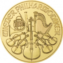 Zlatá mince Wiener Philharmoniker 1/2 Oz